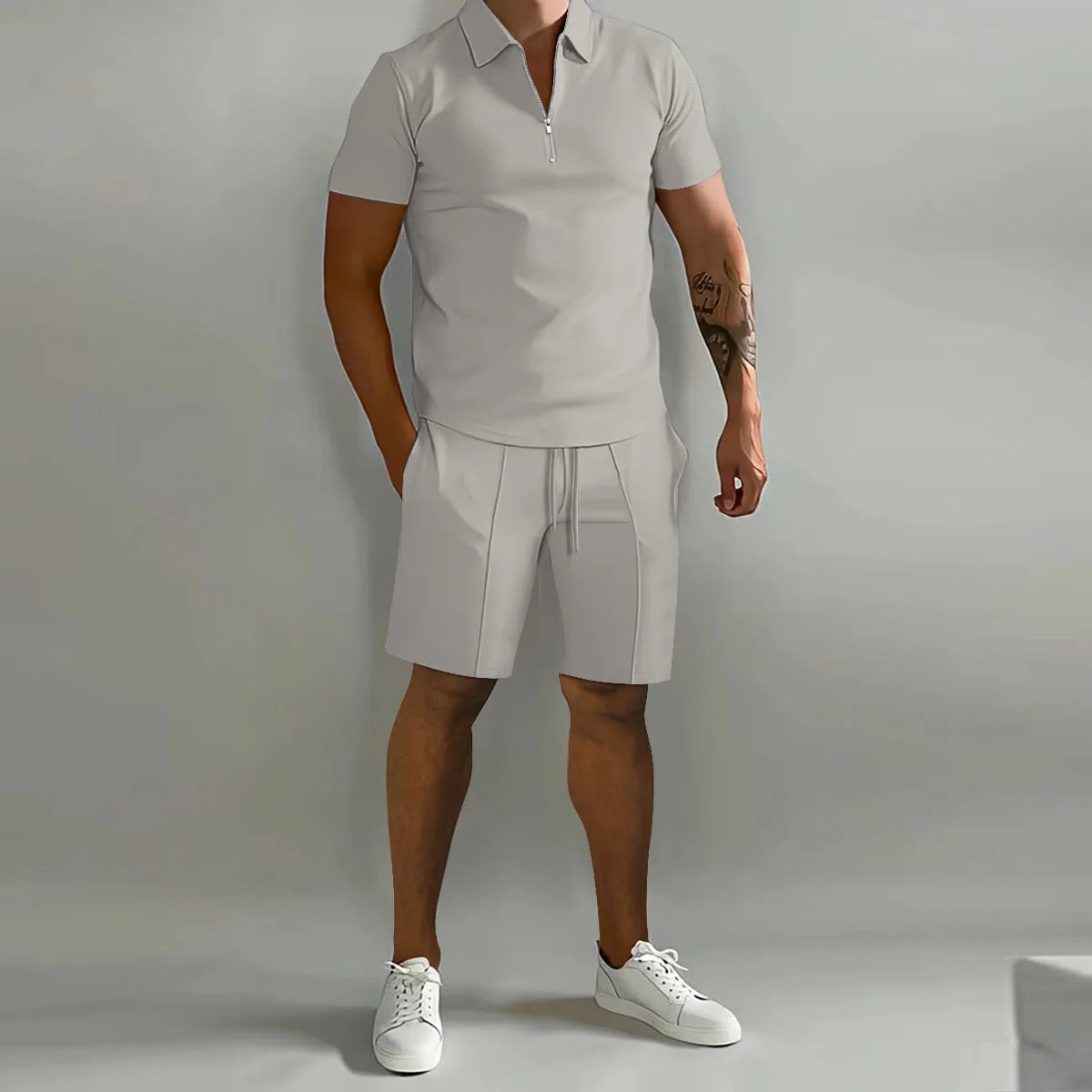 Herren T-Shirt mit Schnürung und Ösendesign – modisch und stilvoll für jeden Anlass.