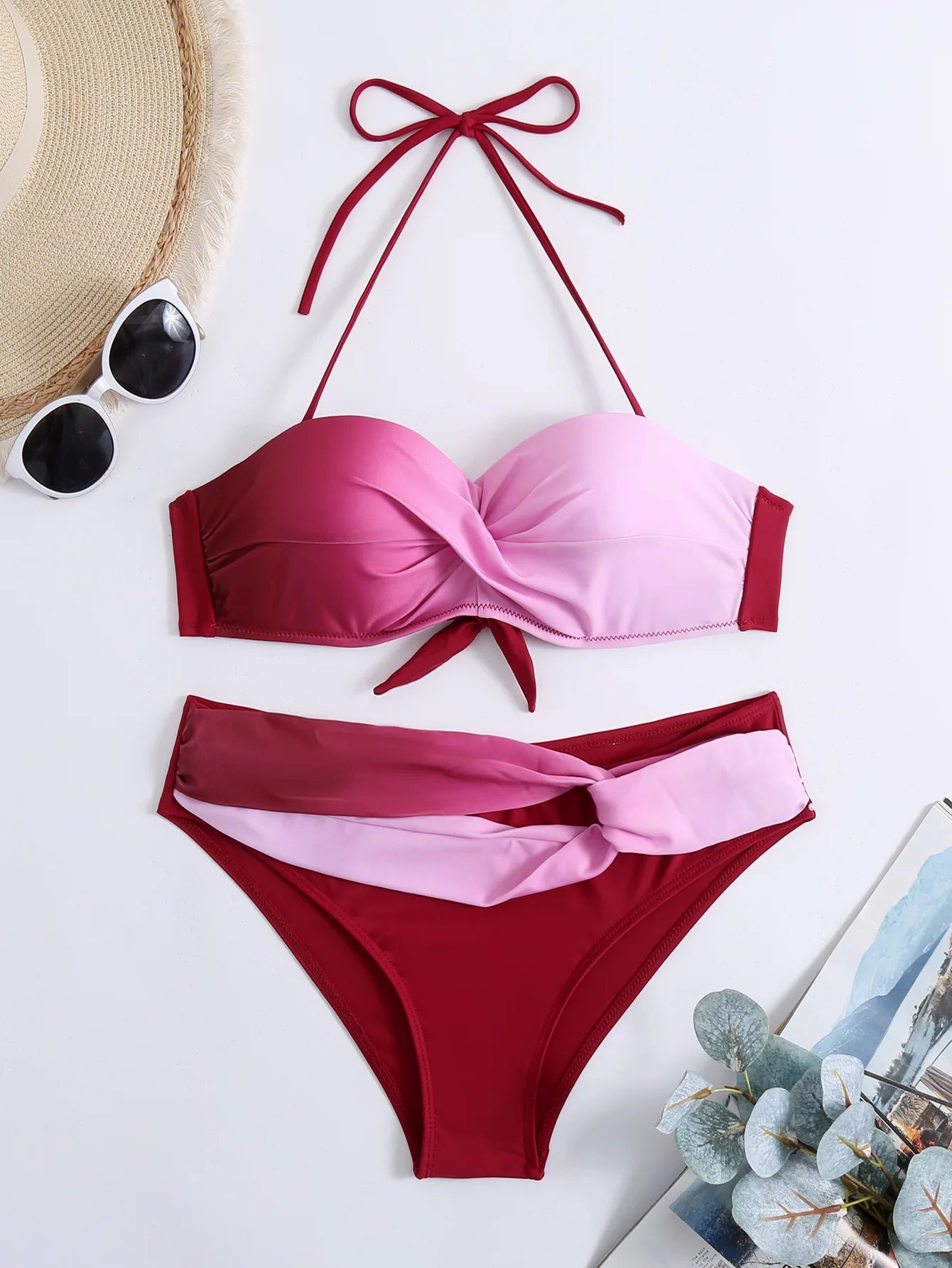 Sexy Bikini-Set für Damen mit Push-up-Effekt – ideal für Strand und Pool