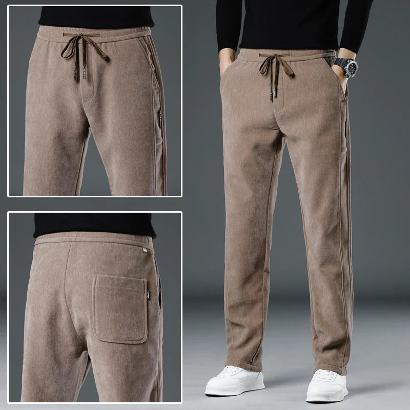 Herren Freizeit Hose in 6XL mit elastischer Taille und Taschen