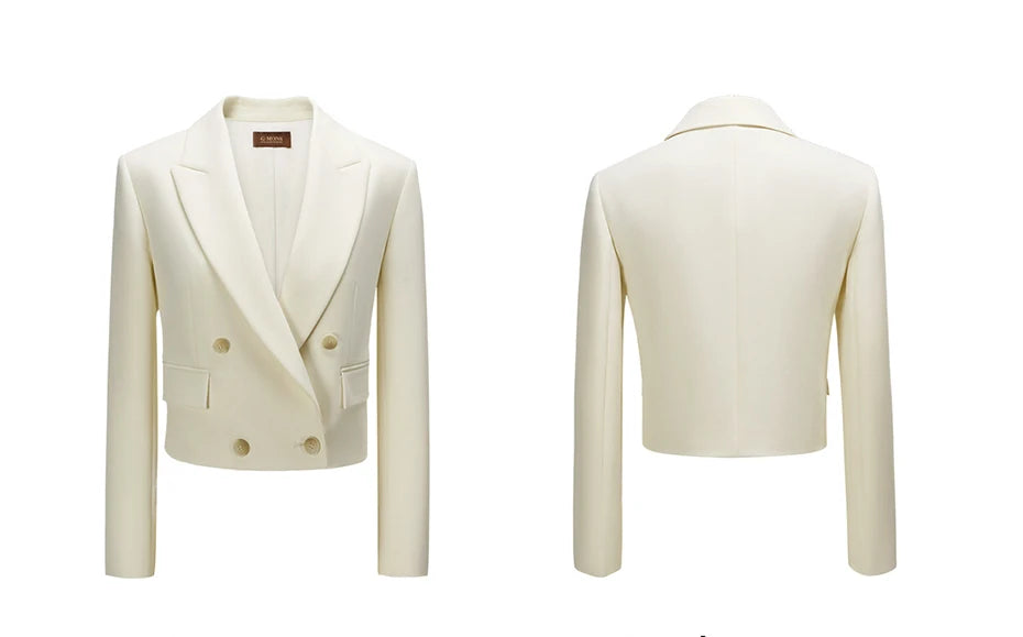 Eleganter Damen-Anzug mit Blazer und Hose – ideal für Büro und festliche Anlässe, in Schwarz mit Ein-Knopf-Design, XS-2XL