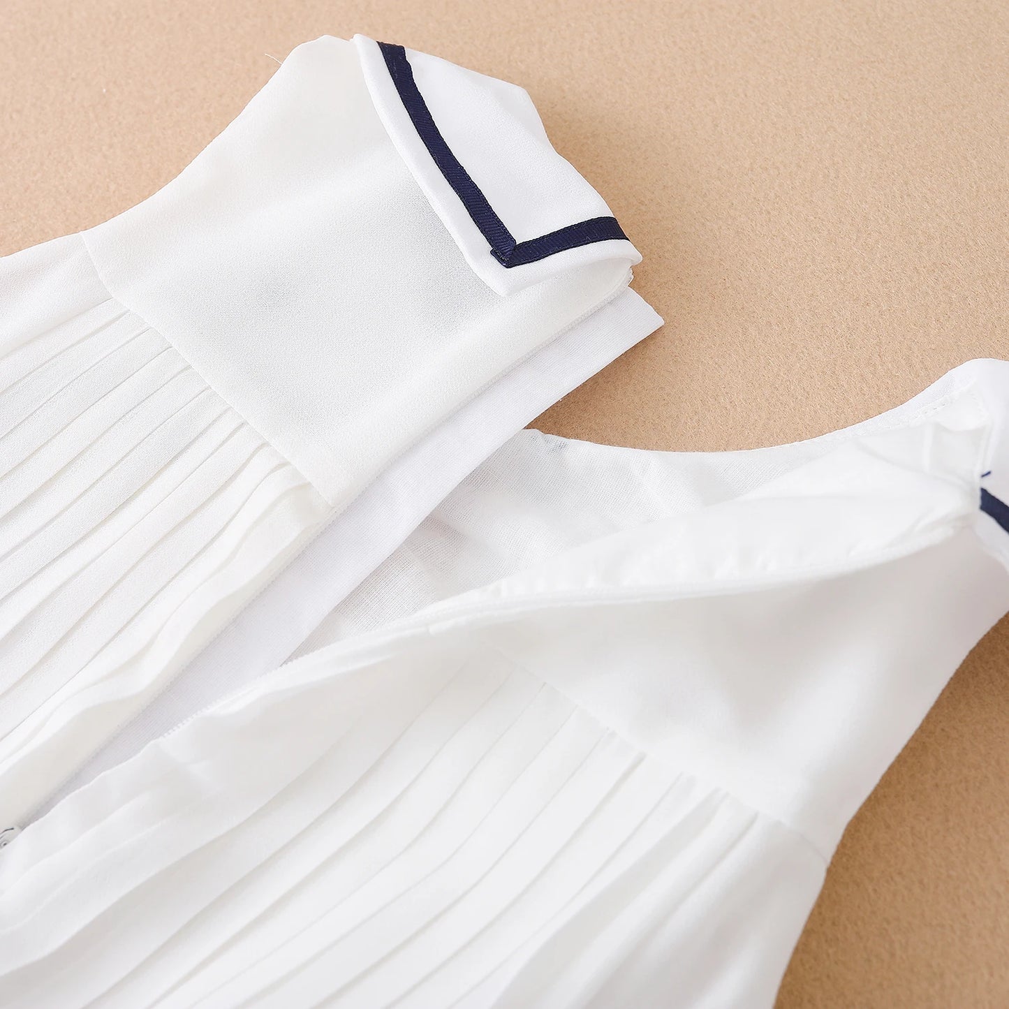 Mädchen Kleider Ärmellose Sommer Chiffon Plissee Kleidung Kinder Kleider Baby Mädchen Einteiliges Kleid