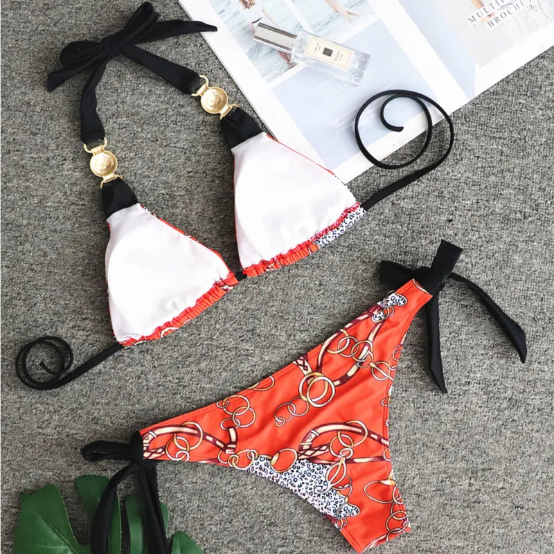 Sexy Bikini-Set für Damen – Brasilianischer Stil, ideal für Strand und Pool