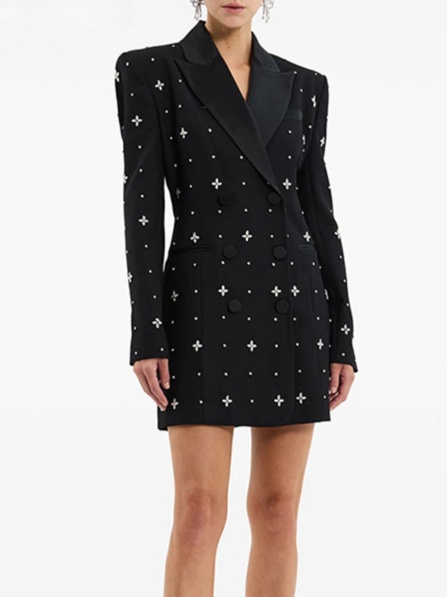 Ärmelloses, trägerloses Damen-Tunikakleid mit Patchwork-Falten im minimalistischen Design – modisch und elegant