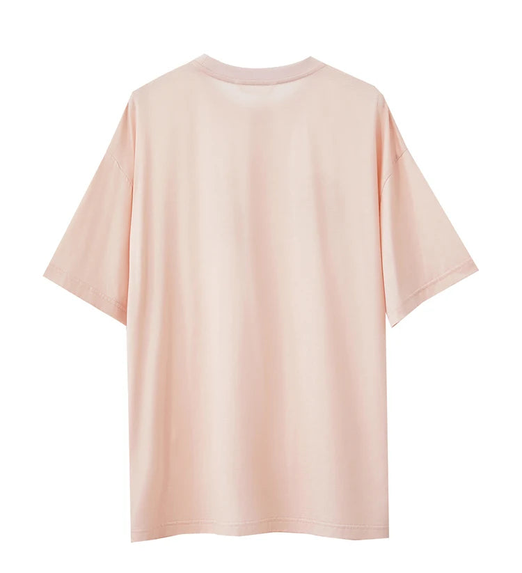 Damen T-Shirts im lässigen Stil mit O-Ausschnitt und modischem Druck