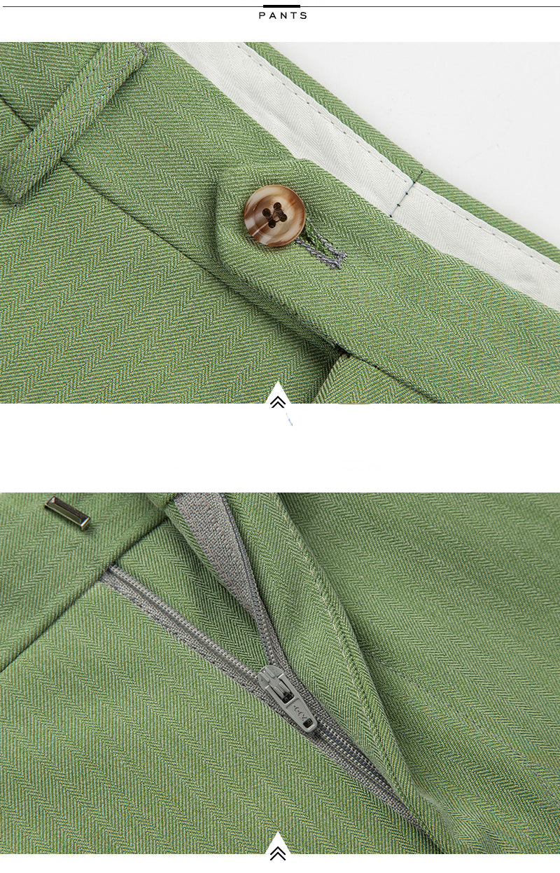 Luxuriöser Herren Anzug 3-teilig Grün S-5XL: Business, Hochzeit, Party, Eleganz Pur