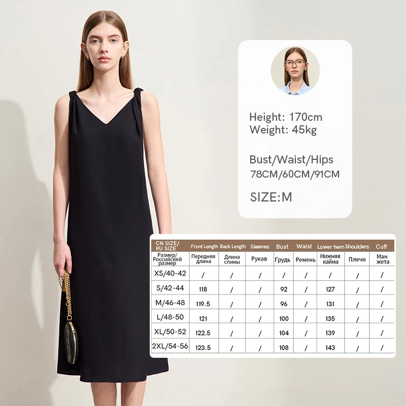 Moderne Damen Sommerkleid Armenlos mit V-Ausschnitt und Rückenfreiem Look