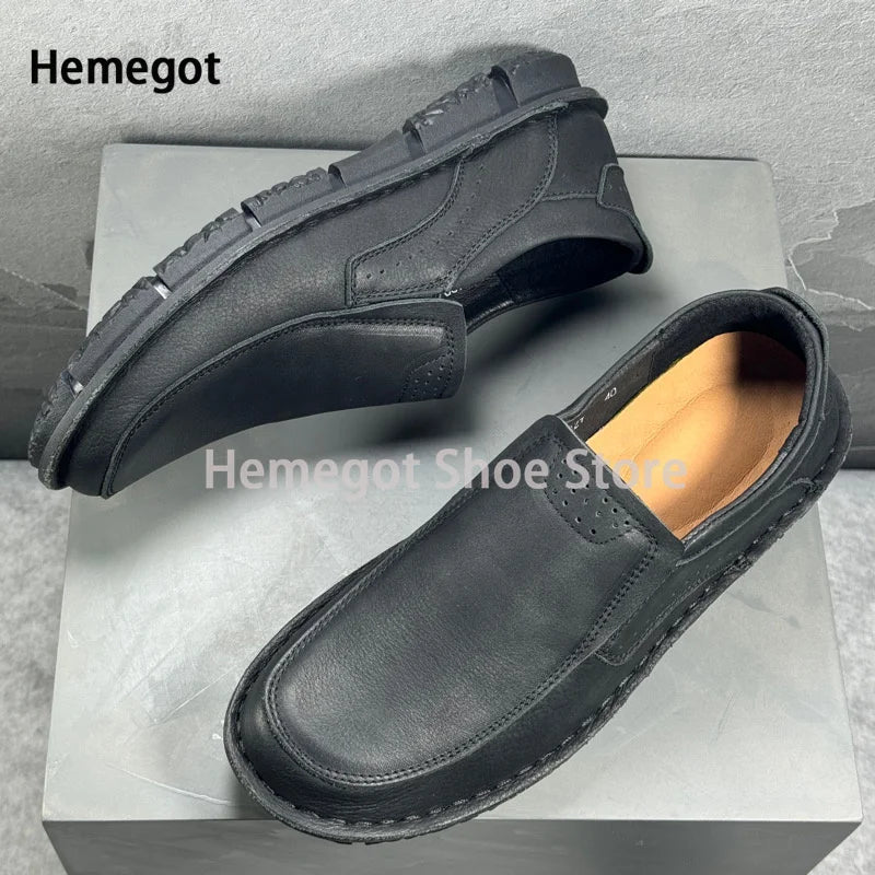 Elegante Herren-Loafer mit dicker Sohle – stilvoll & komfortabel