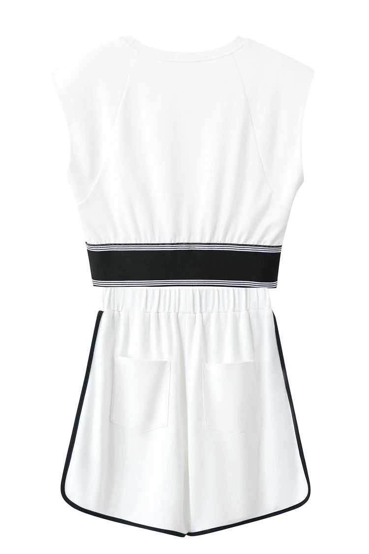 Damen Shorts im Minimalismus-Stil mit neuer Stretch-weite und ärmellos