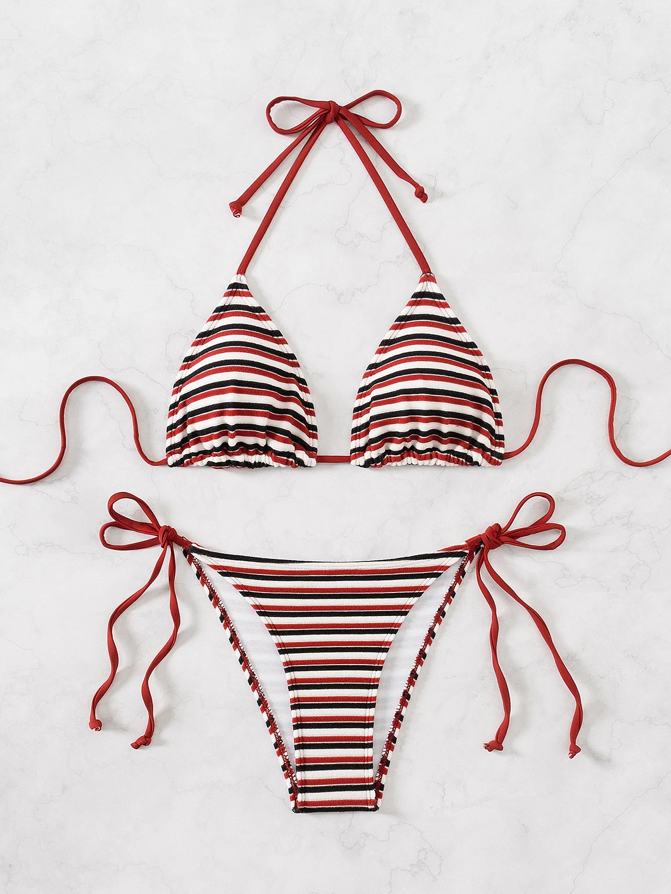 Floraler Push-Up-Bikini im brasilianischen Stil für Damen – ideal für Strand und Pool