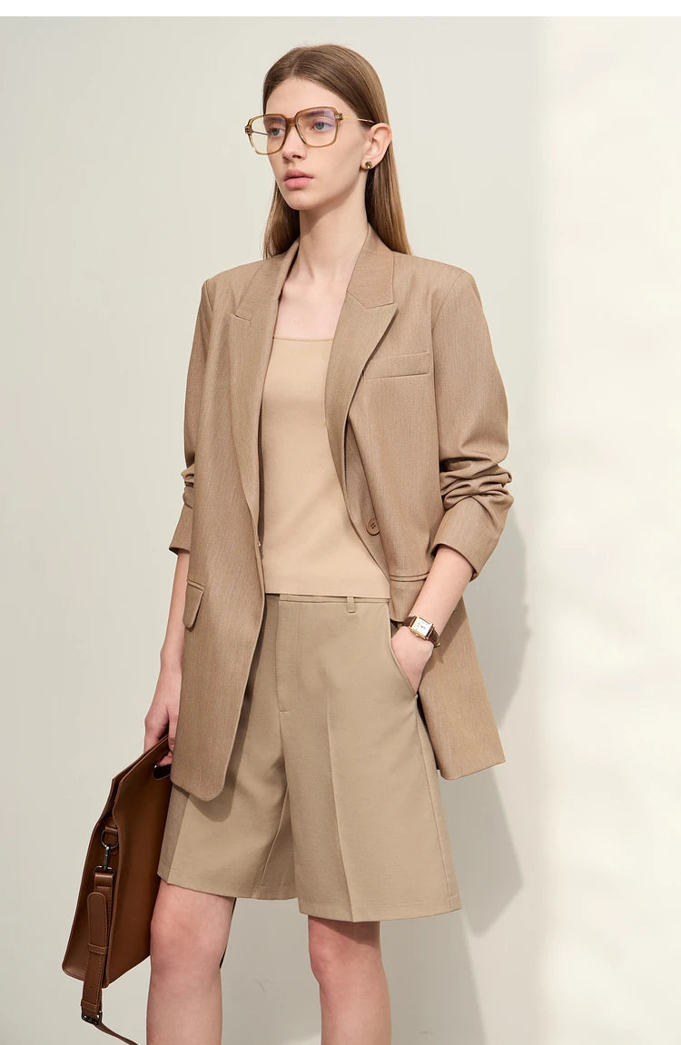 Damen Shorts im minimalistischem Stil mit Taschen für lässige Basics