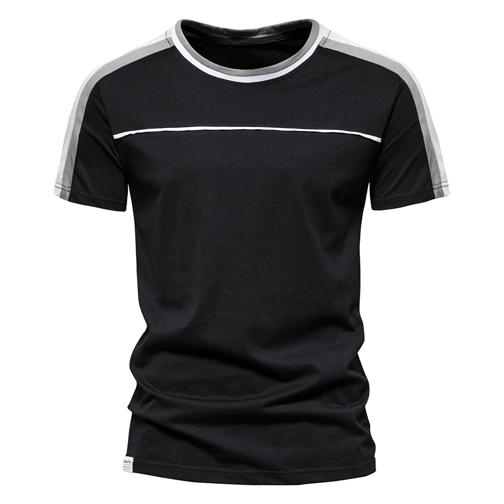Herren T-Shirt aus Baumwolle mit Print im lässigen Streetwear-Stil