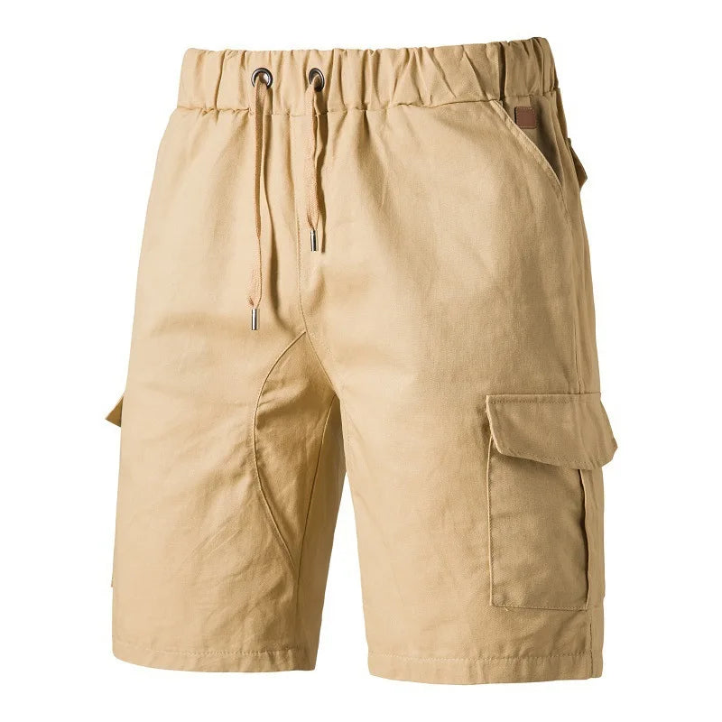 Lässige Herren-Shorts in Übergröße mit mehreren Taschen und lockerem Schnitt – ideal für die Arbeit