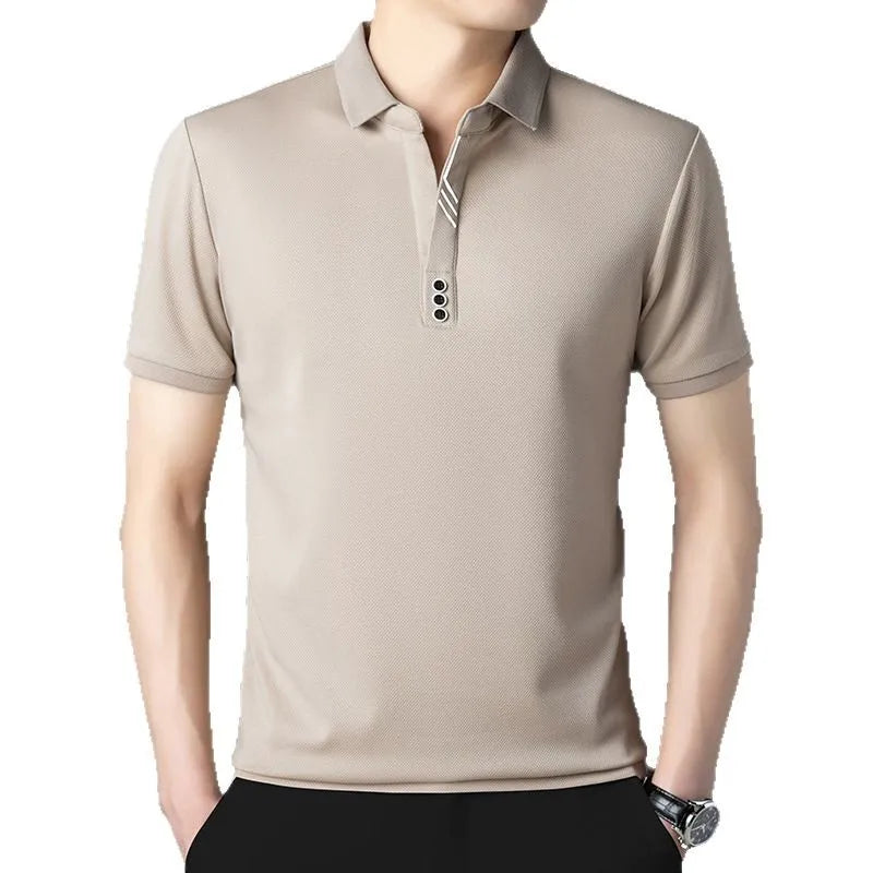 Herren-Poloshirt mit kurzen Ärmeln und Knopfleiste – ideal für den Alltag