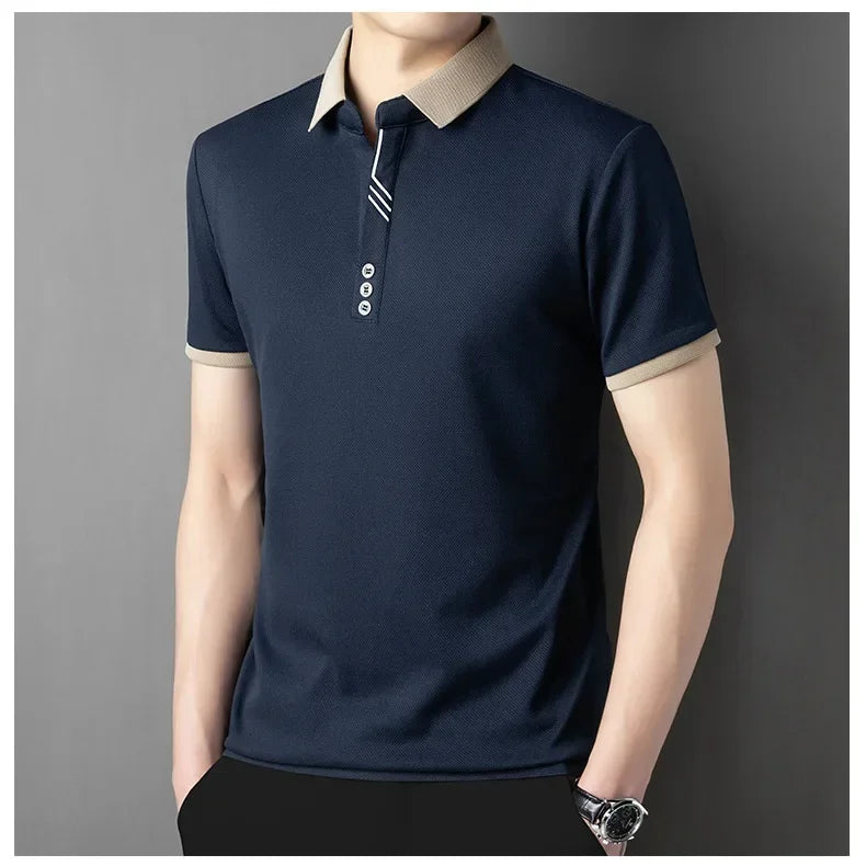 Herren-Poloshirt mit kurzen Ärmeln und Knopfleiste – ideal für den Alltag