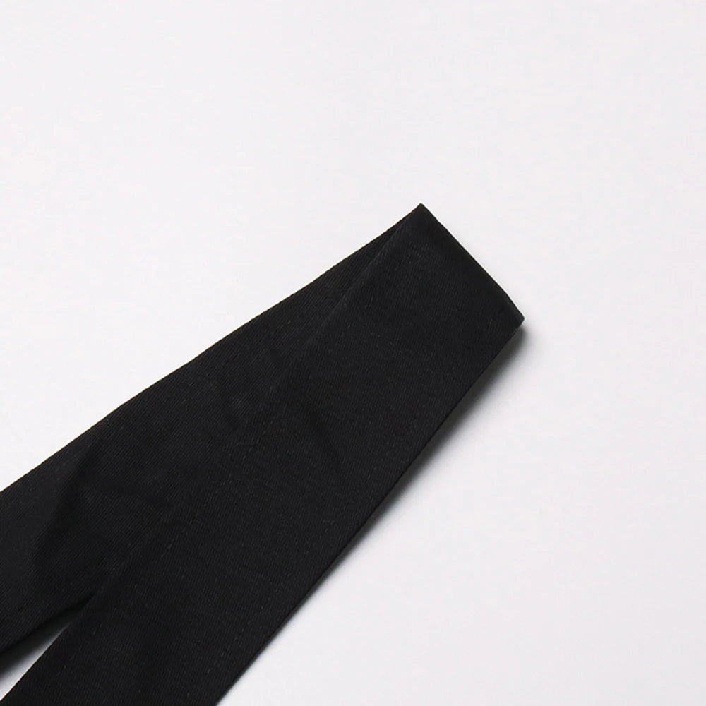 Colorblock-Jeans mit Leopardenmuster und Hohldesign – Hochgeschnittene, weit geschnittene Damenhose mit Taschen im modischen Stil