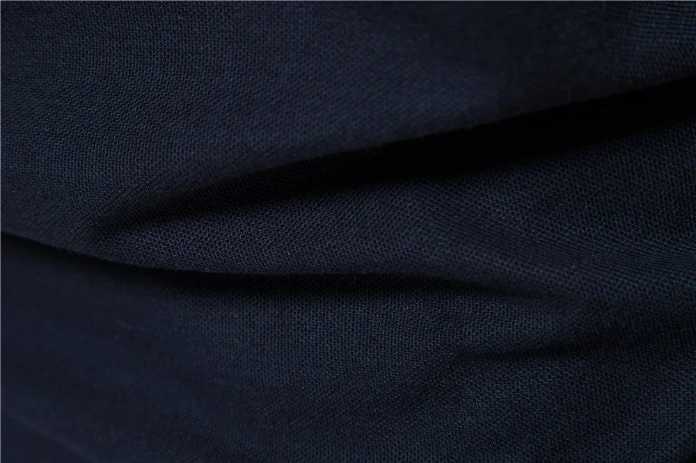 Herren Polo Shirt aus Baumwolle mit fester Hirsch-Stickerei und Kurzarm