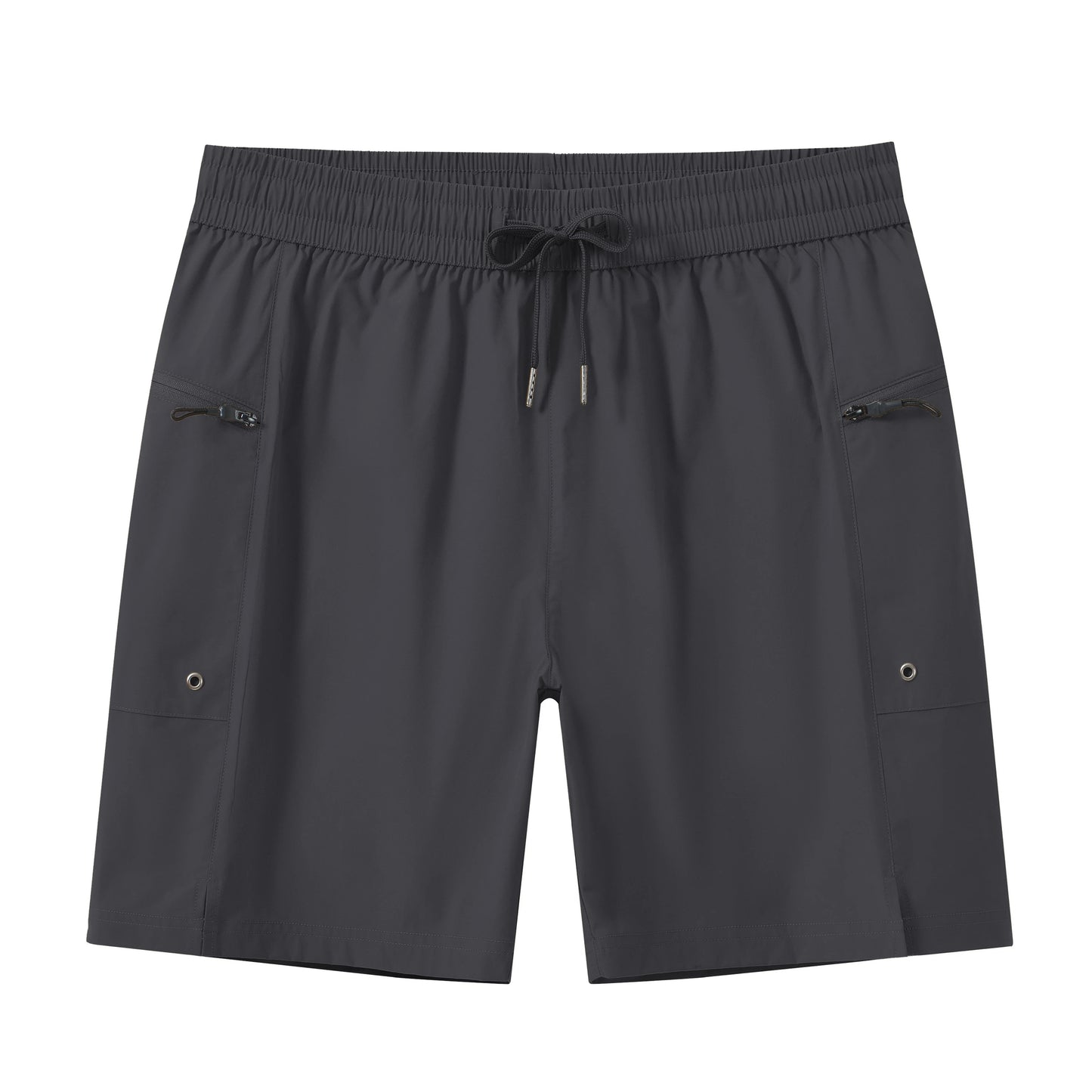 Herren-Badeshorts mit elastischem Bund, Reißverschlusstaschen und Mesh-Futter – schnelltrocknend für den Strand
