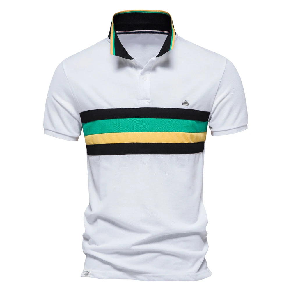Herren Polo Shirt aus Baumwolle im lässigen Stil für den Sommer