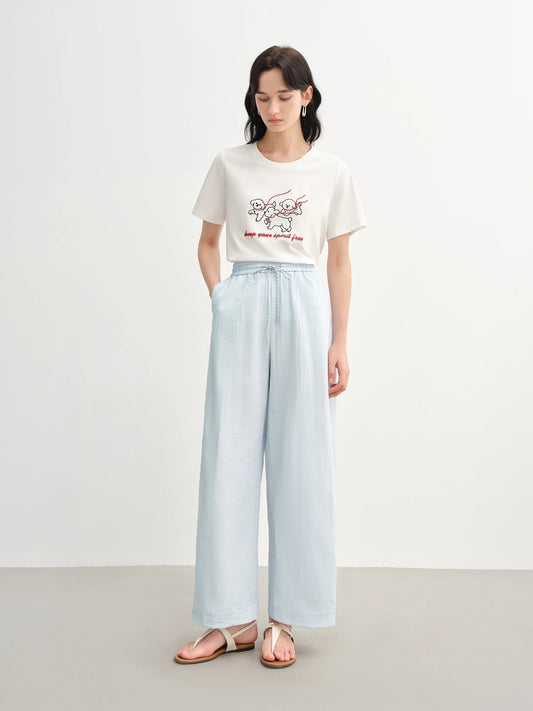 Ärmellose Damen-Sommerbluse mit Schnürdesign und floralem Chiffon – leichte Sommeroberteile für Frauen