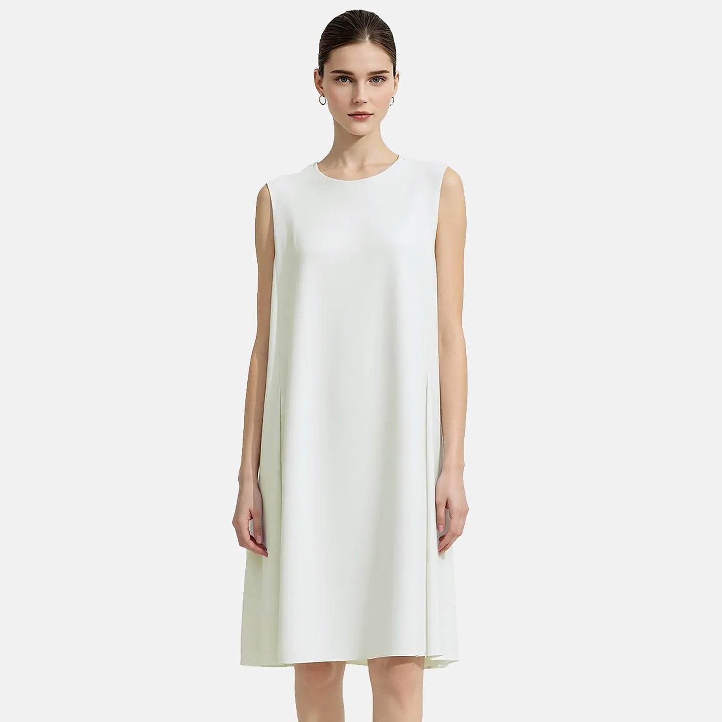 Elegantes A Linien Sommerkleid Für Damen Mit Bindeband