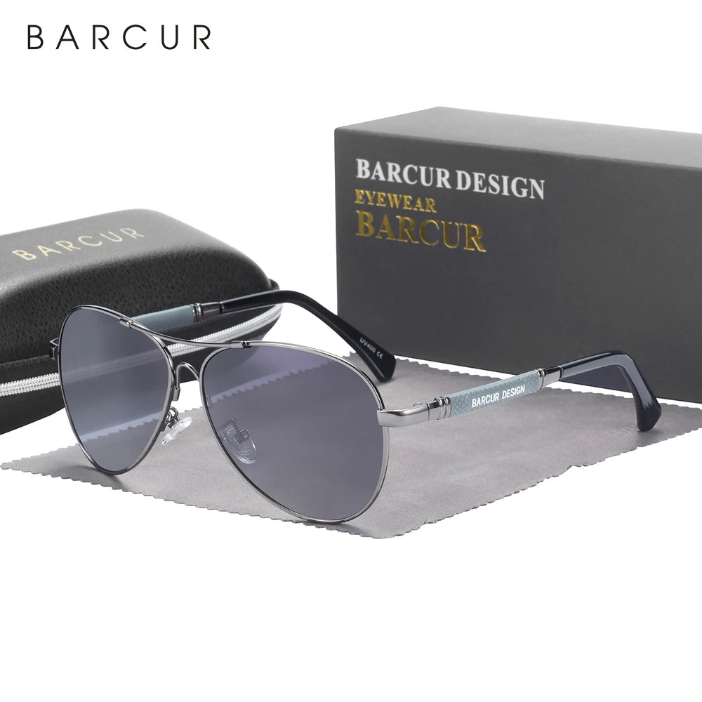 Sonnenbrille oval Edelstahl minimalistisch UV400 polarisiert Luxe Herren