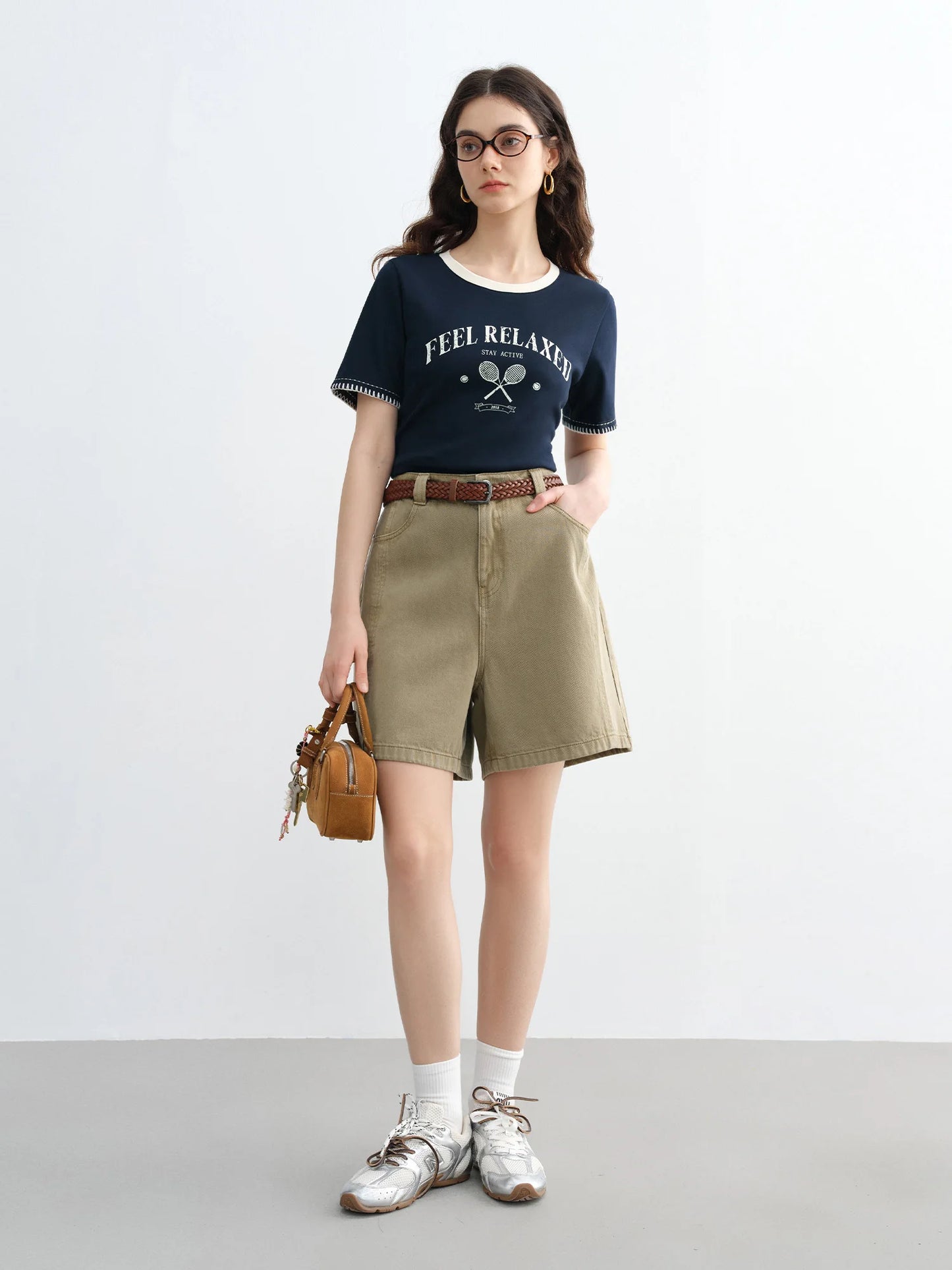 Sommerliches Damen-Zweiteiler-Set mit erfrischendem Design – Bluse und Rock im eleganten Casual-Stil