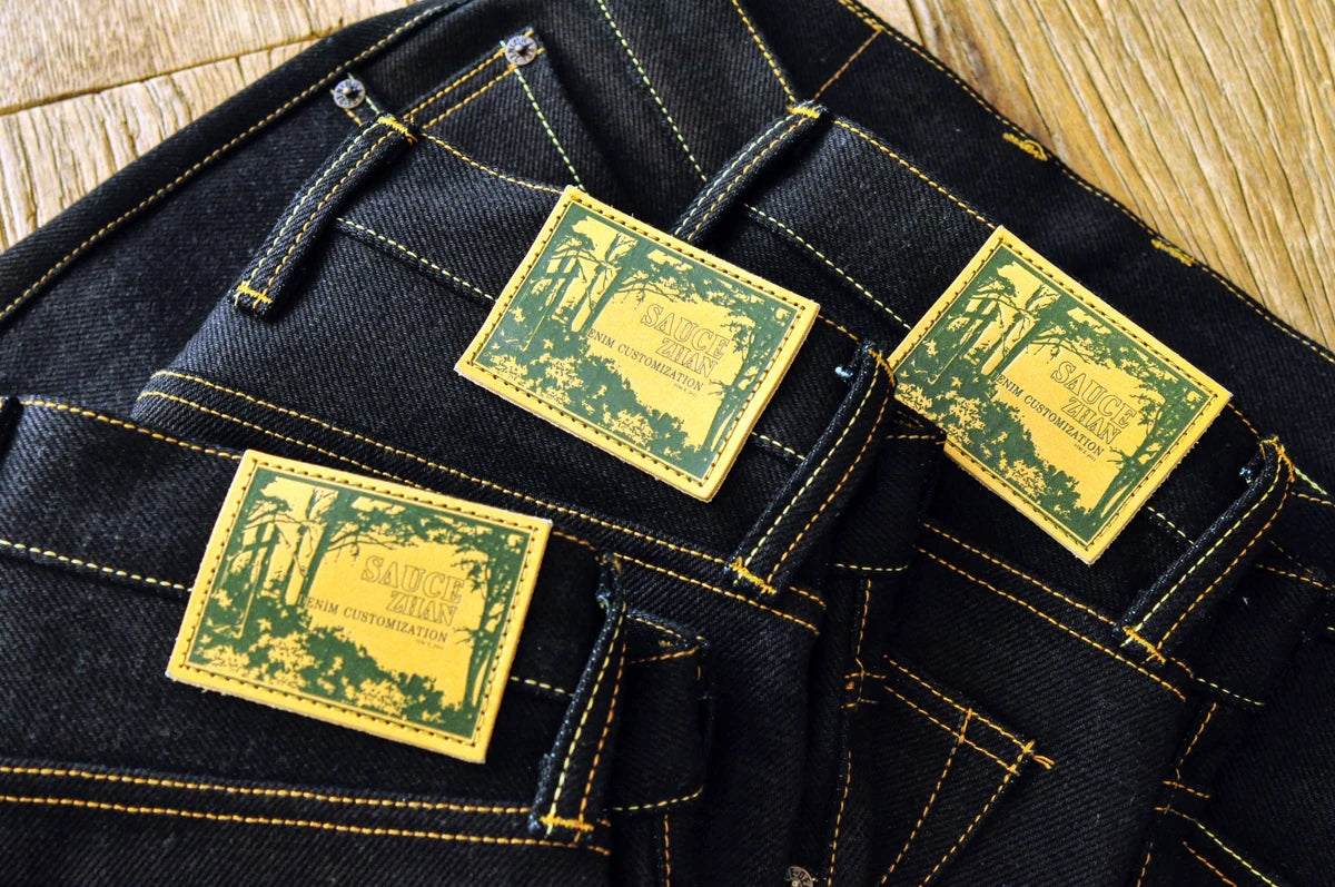 Herren Jeans aus Selvedge Raw Denim im Vintage-Stil mit Taper Fit