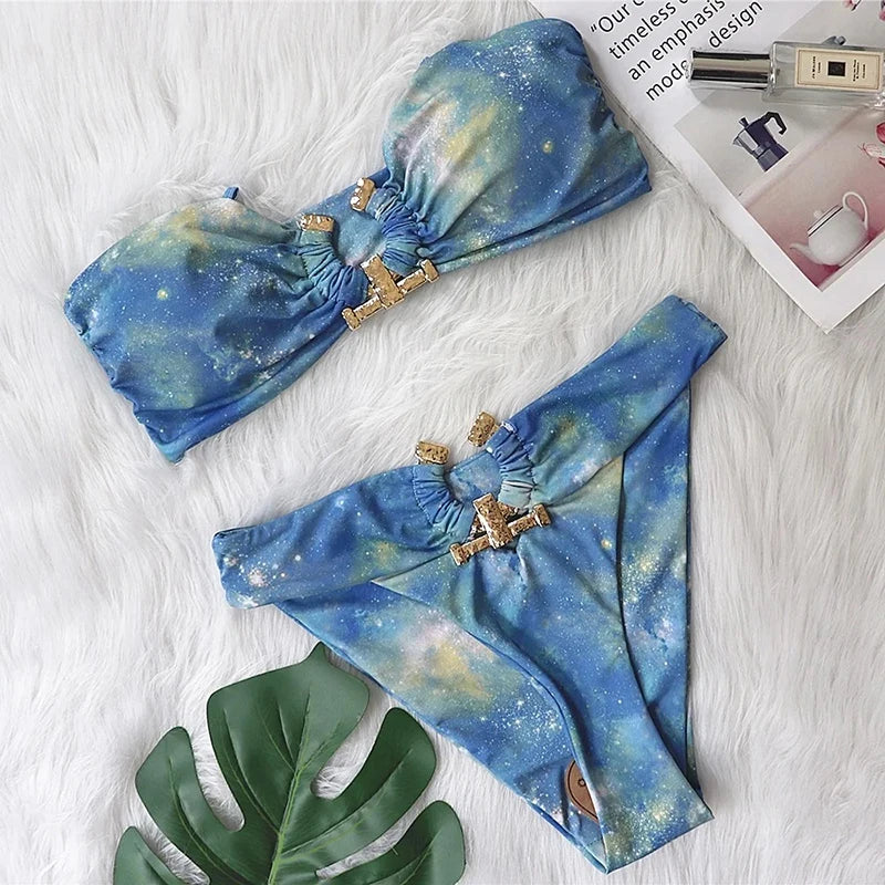 Sexy Bikini-Set mit Push-up-Effekt – Perfekt für Strand und Pool
