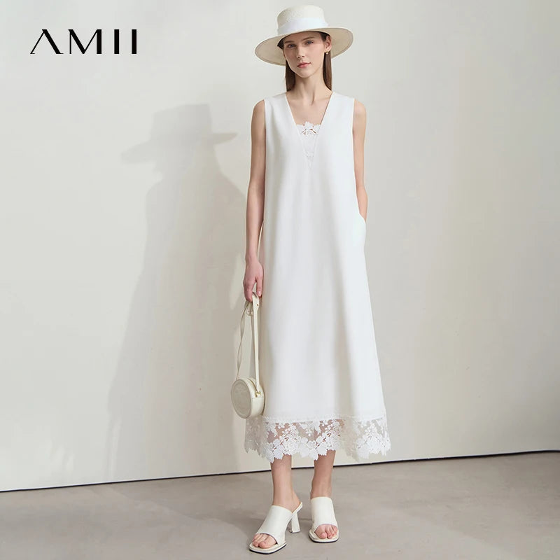 Damen Camisole Kleid im minimalistischen Stil für das Büro