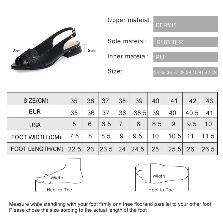 AIYUQI Sandalen Frauen Sommer 2024 Neue Echtes Leder frauen Sandalen Große Größe Fishmouth Mode Kleid Frauen Sandalen