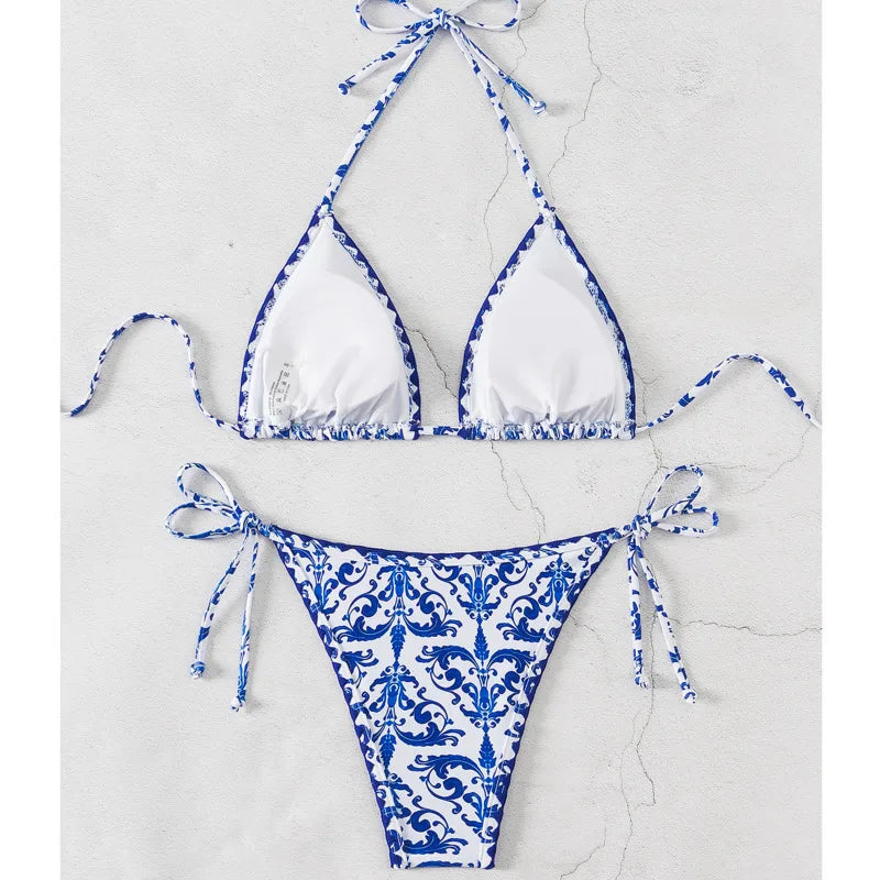 Sexy Bikini-Set für Damen mit Push-up-Effekt – ideal für Strand und Pool