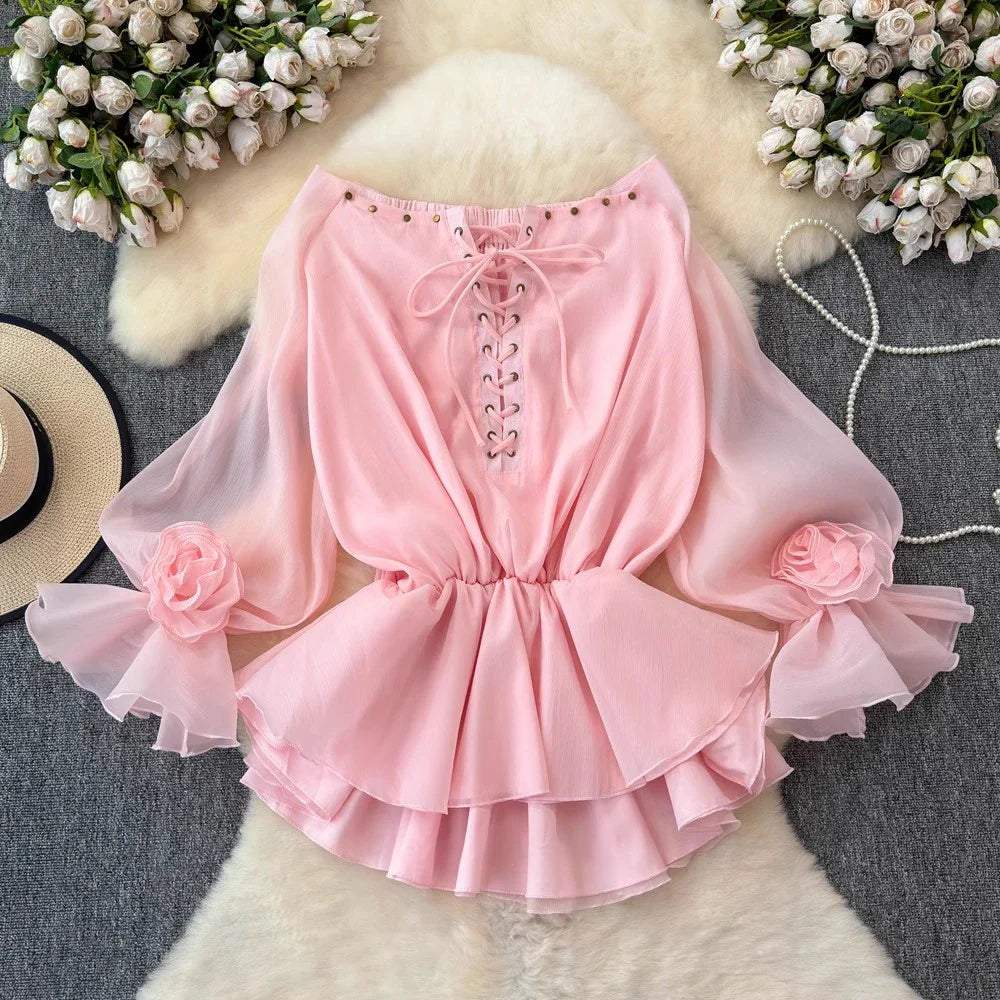 Elegantes Damen-Zweiteiler-Set mit Pailletten, langärmligem Oberteil und hoch taillierter, gerader Hose – schickes Outfit für besondere Anlässe.
