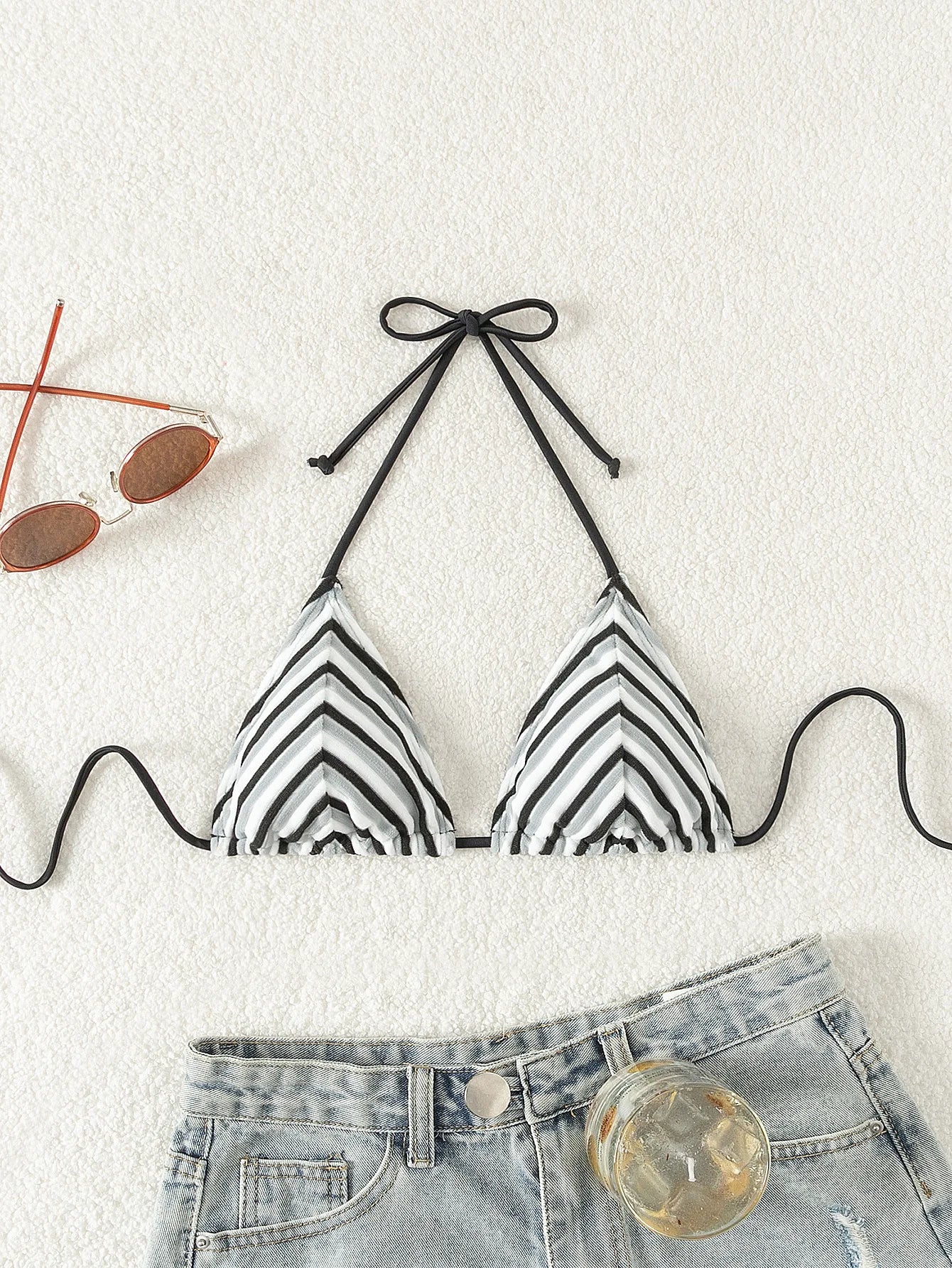 Floraler Push-Up-Bikini im brasilianischen Stil für Damen – ideal für Strand und Pool