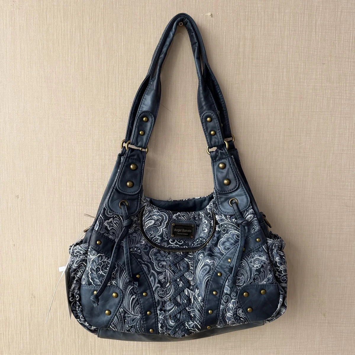 Damen-Top-Handle-Tasche aus PU-Leder mit Telefonfach und mehreren Innenfächern für Alltag und Freizeit