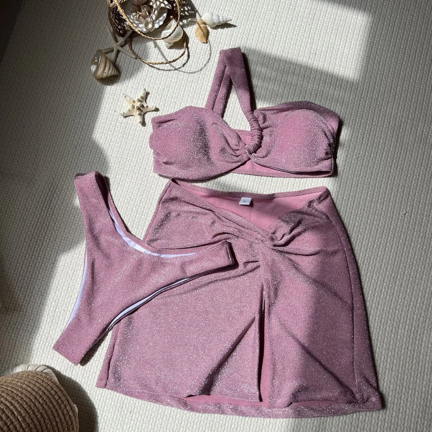 Sommerlicher Push-Up-Bikini im brasilianischen Stil für Damen – ideal für Strand und Pool