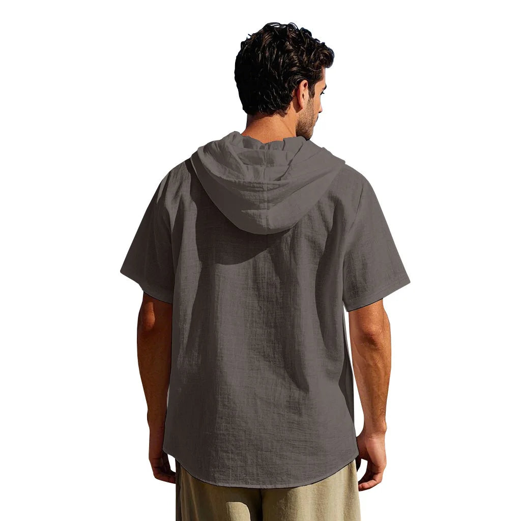 Langarm-Herrenhemd aus Cord mit Streifenmuster – aus samtweichem Baumwollstoff in mehreren Farben.