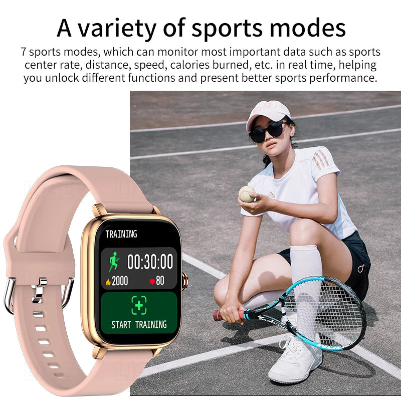 LIGE Anruf Smart Uhr Für Xiaomi DIY Uhr Gesicht 1,69 "Full Touch Screen Sport Fitness Armband Bluetooth Musik Smartwatch uhr