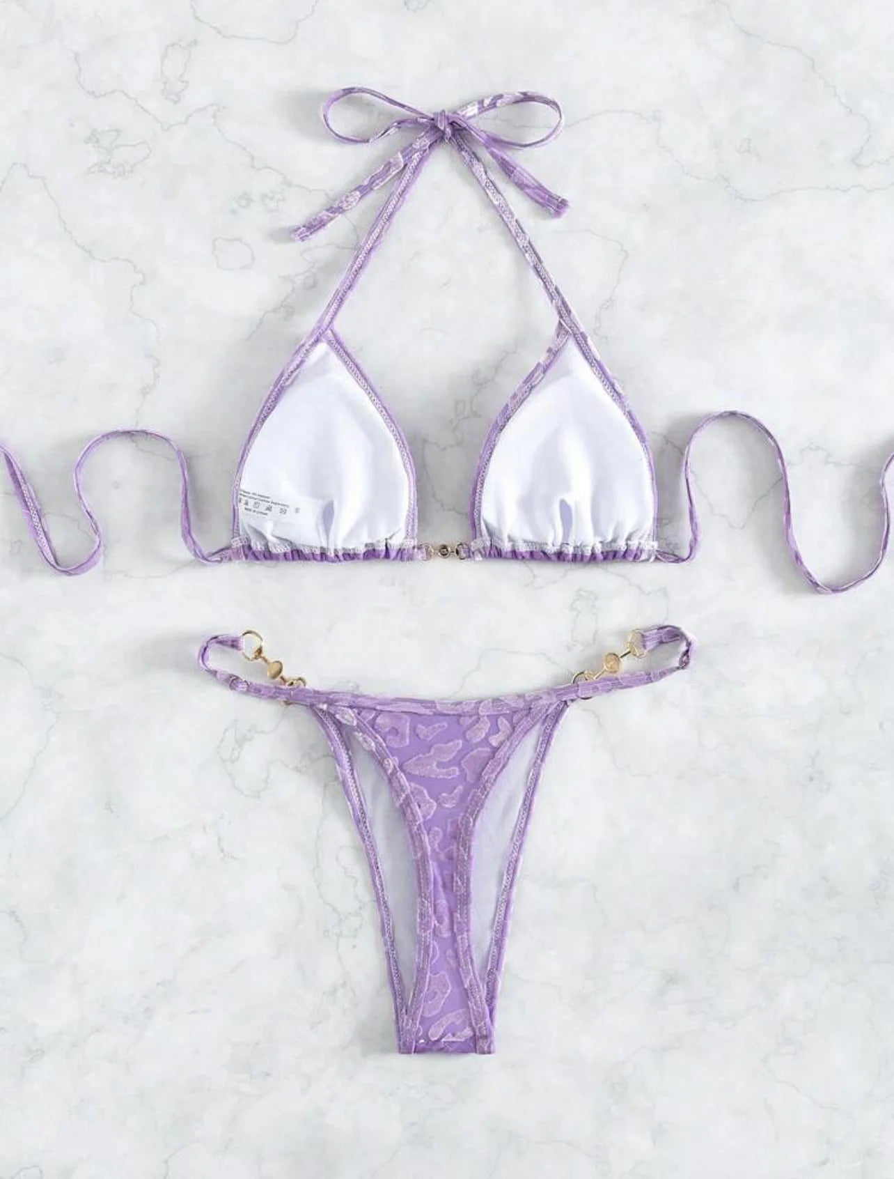Blumiger, sexy Bikini-Set für Damen – ideal für Strand und Pool