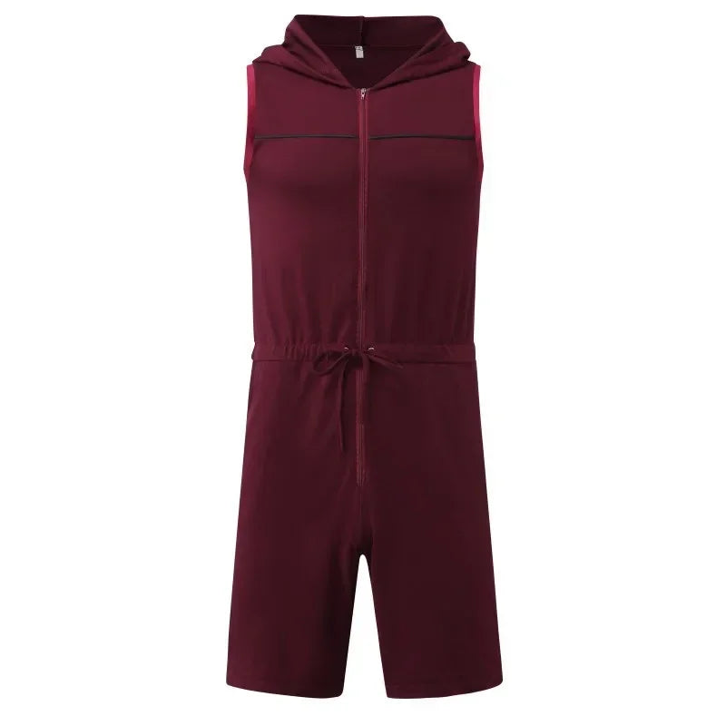 Weite Herren-Sommerhose mit Streifenmuster und Schlitz – lässig und vielseitig für den Alltag