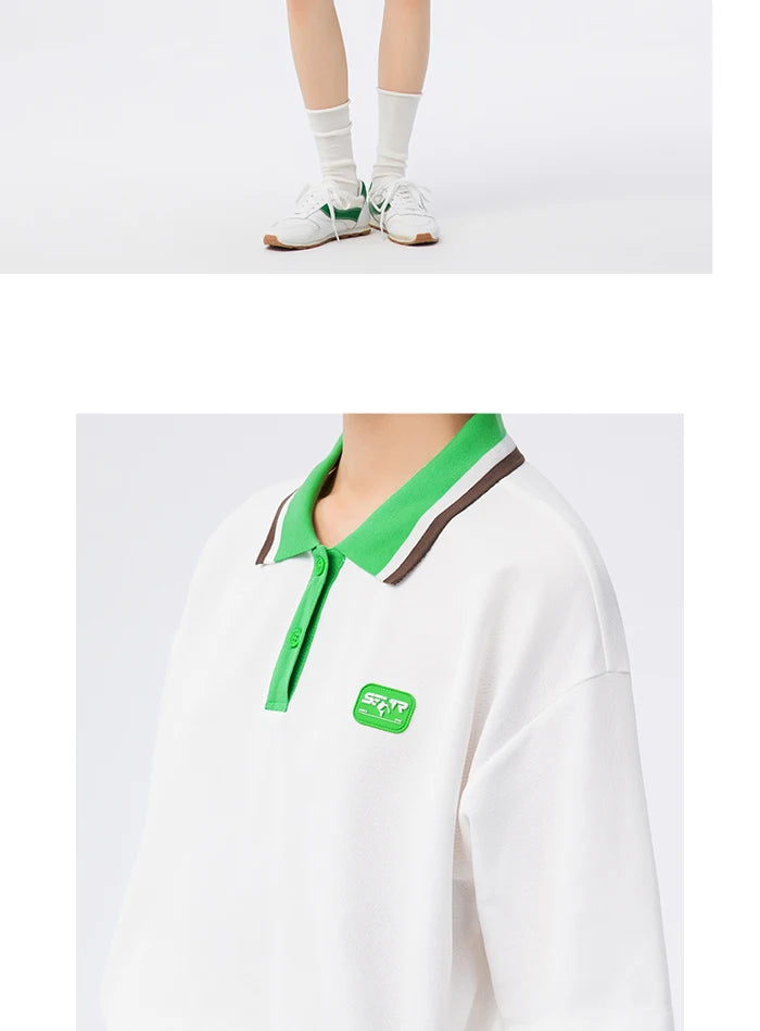 Semir Polo Shirt Frauen kurz Sommer neue lose Taille weiches bequemes T-Shirt