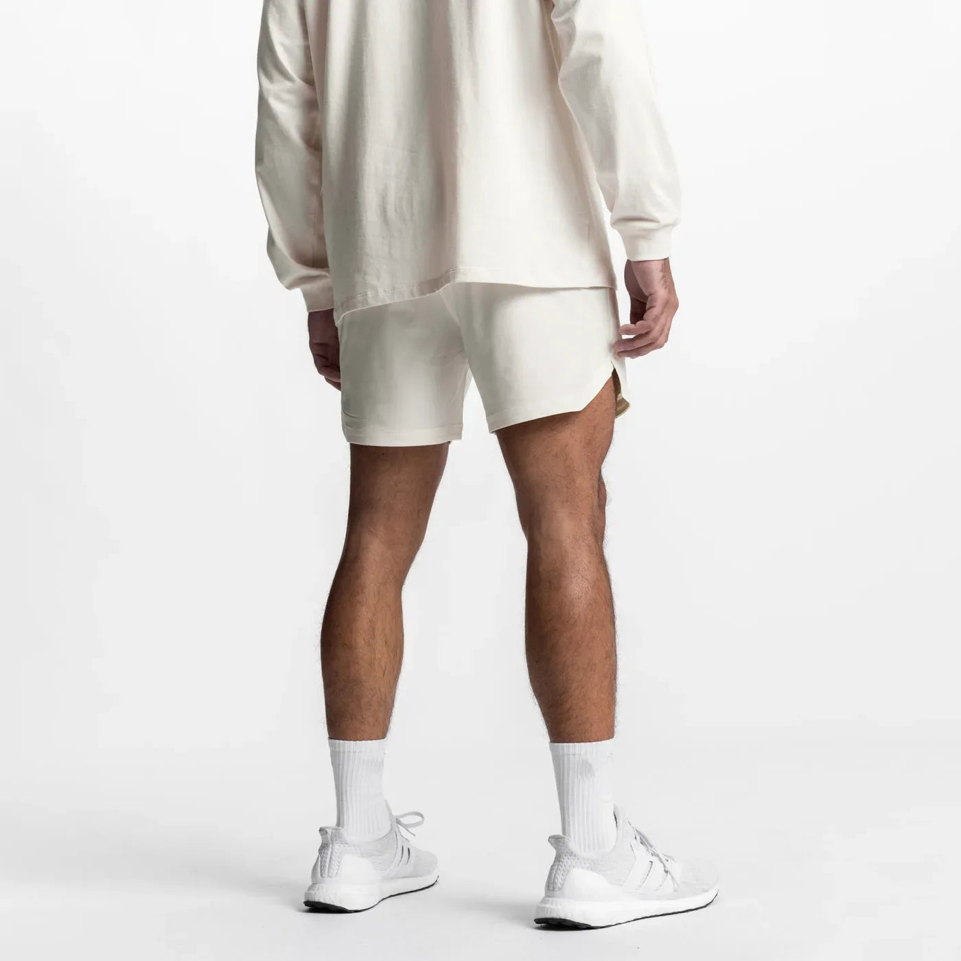 Atmungsaktive Baumwoll-Leinen-Shorts mit Kordelzug und elastischem Bund – ideal für den täglichen Strandbesuch