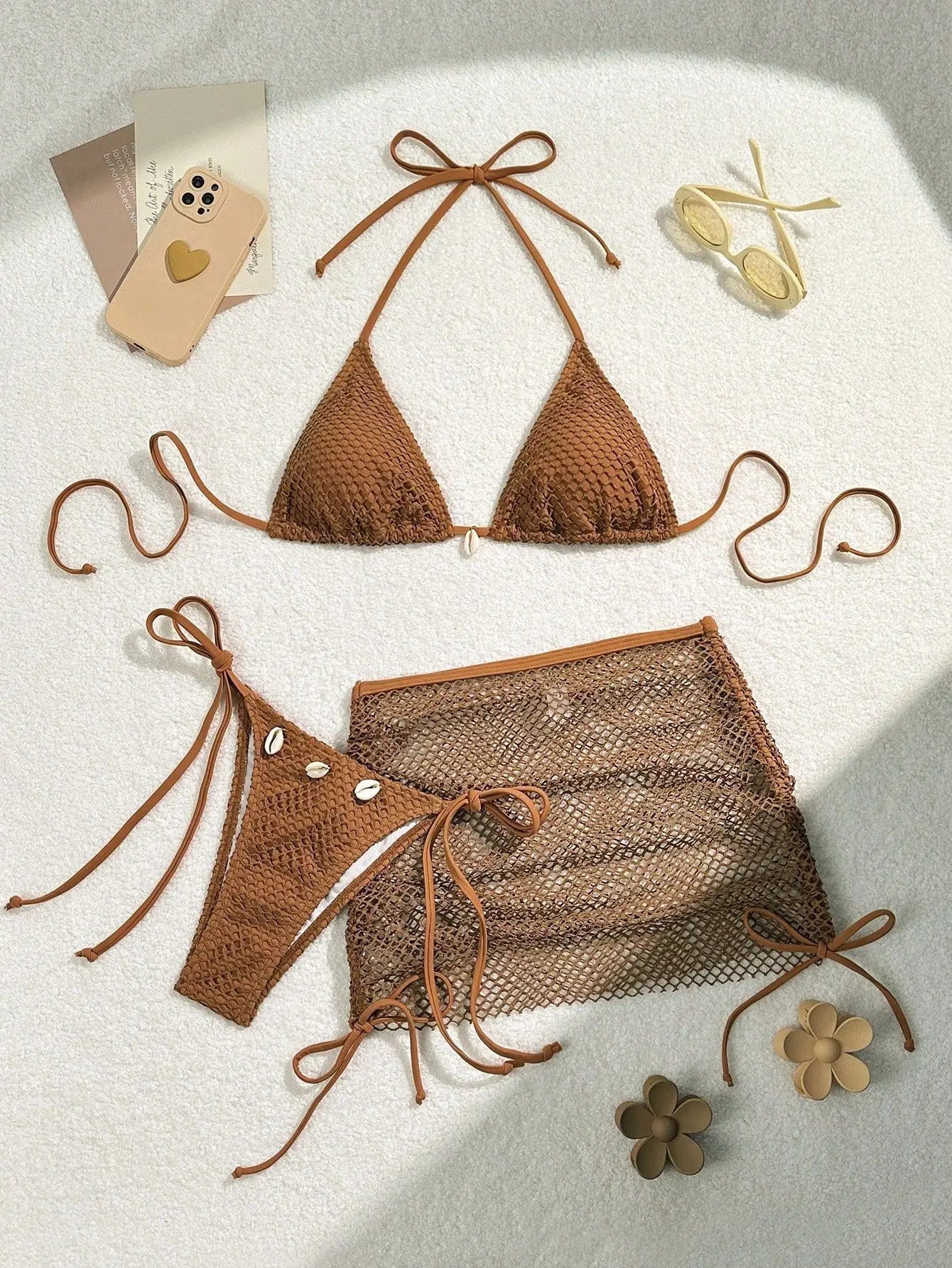 Sexy Bikini-Set mit Push-up und hoher Taille – Perfekt für Strand und Pool