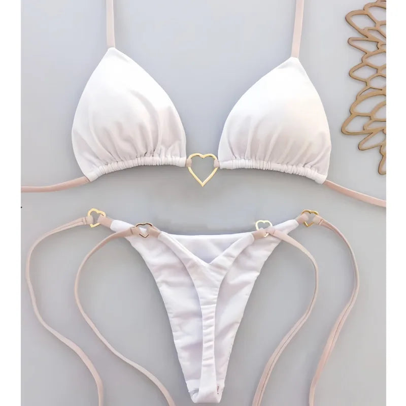 Sexy Push-Up-Bikini-Set für Damen mit brasilianischem Schnitt – ideal für Strand und Pool