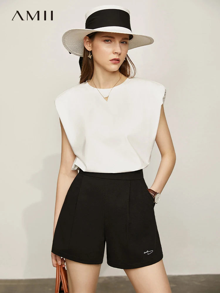 Damen T-Shirt im Retro-Stil mit lockerem Schnitt aus mercerisierter Baumwolle