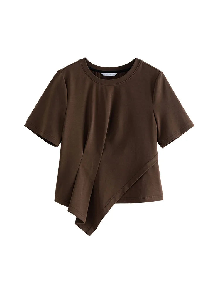 Elegantes Damen-Commuter-Hemd in Übergröße mit schlichtem Revers – ideal für den Sommer