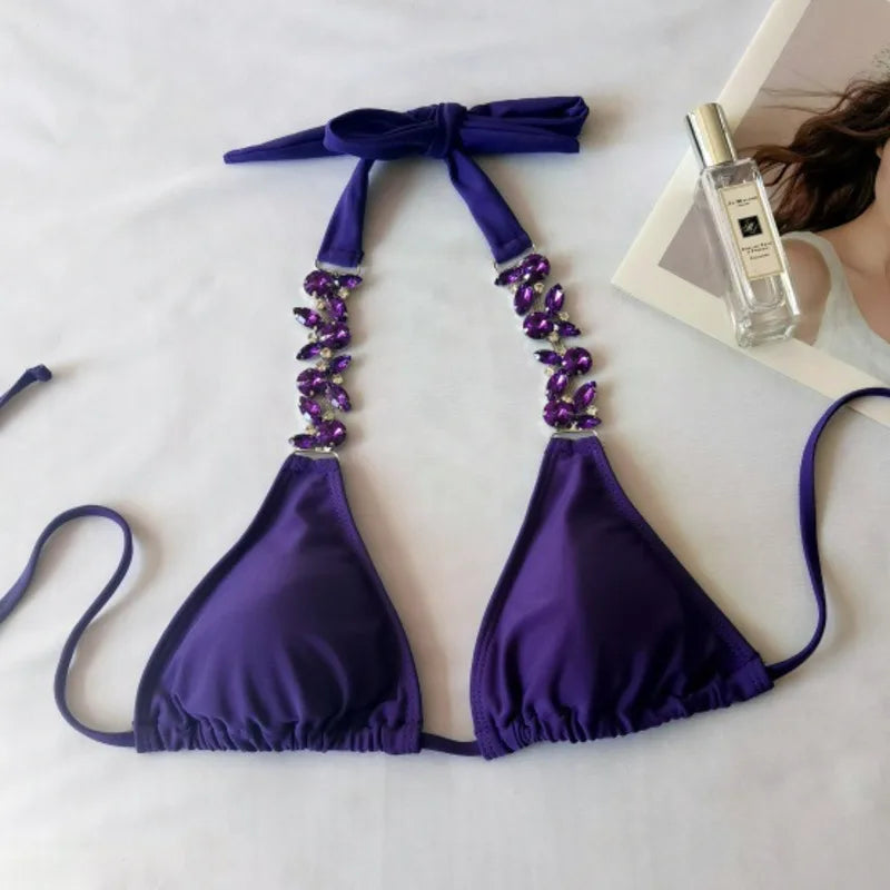 Sexy Damen-Bikini-Set mit vier Teilen – ideal für Strand und Pool