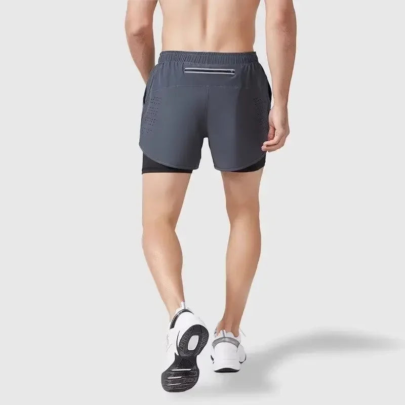 Modische Herren-Sommerhose mit Schnürung und großen Taschen – trendige Shorts in Übergröße für junge Männer