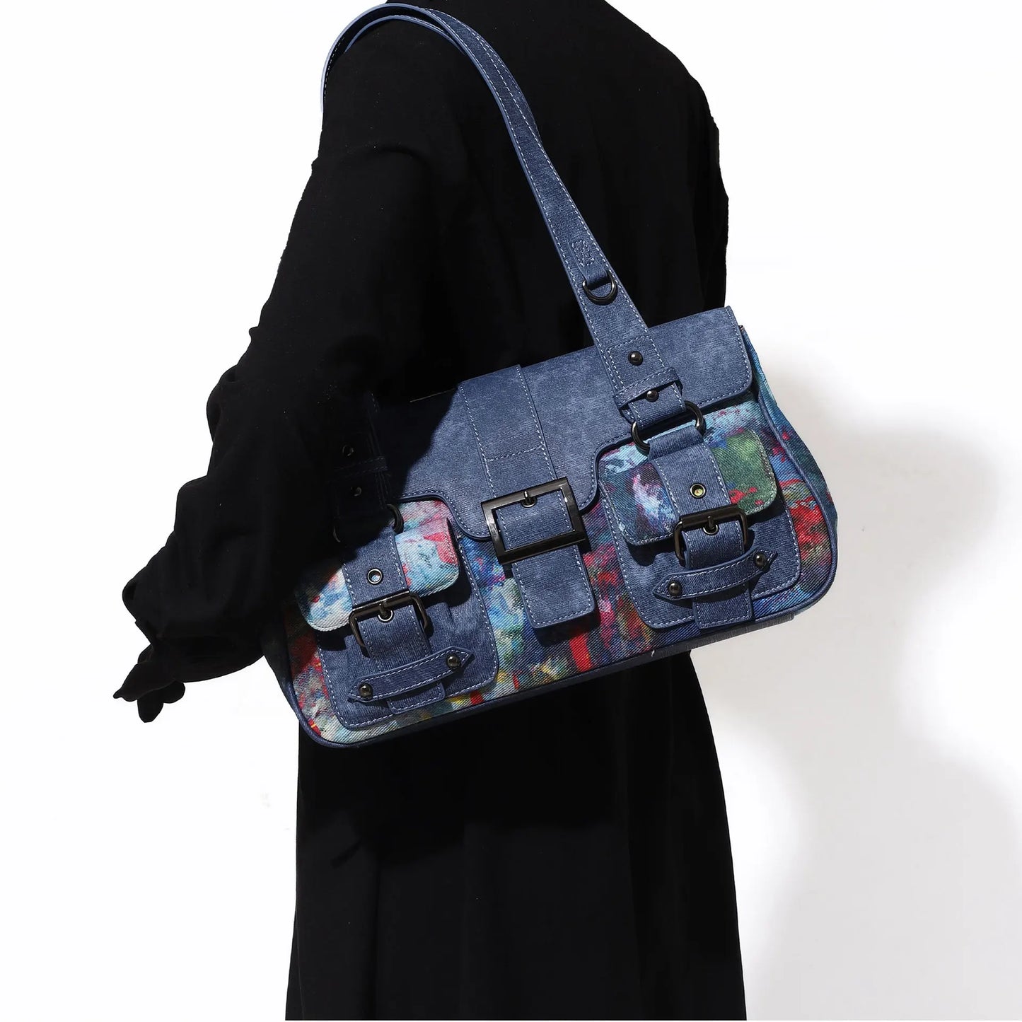 Damen-Umhängetasche aus Kunstleder Leoparddruck Bronze Crossbody-Tasche mit großem Fassungsvermögen