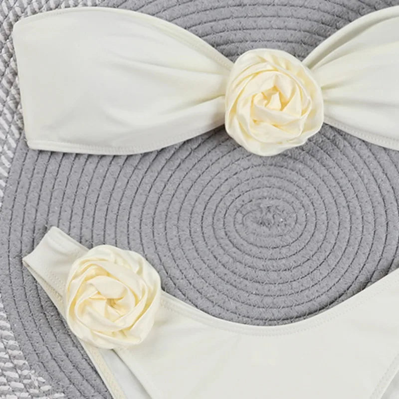 Dreiteiliges Damen-Bikini-Set im brasilianischen Stil – ideal für Strand und Pool