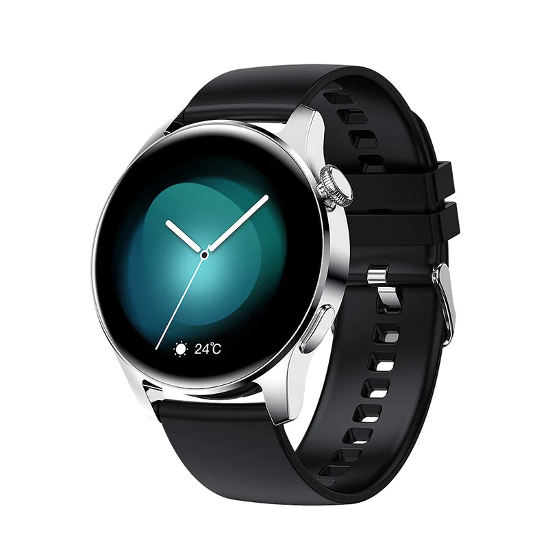 Männer Smartwatch mit Bluetooth Anruf und Fitness Herzfrequenz Monitor